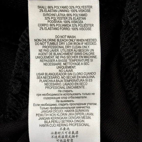 Herve Leger Black Puckered Ruffle Trim Mini Dress XXS NWT - Picture 7 of 7